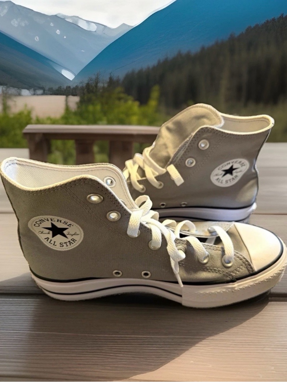 Converse Chuck Taylor All Star High Top Platform By YOU Size 6.5 Mens 8 Women’s